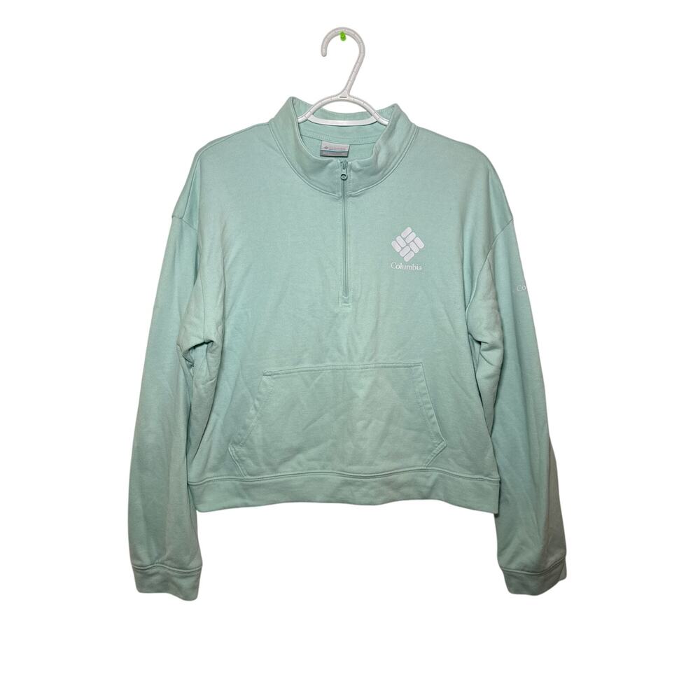Columbia trek half zip french terry sweathshirt womens XL athleisure outdoors‎
